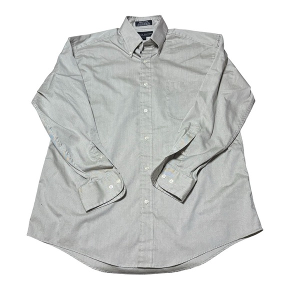 Croft & Barrow Light Gray Dress Shirt - Picture 1 of 3